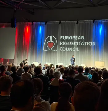Europos gaivinimo taryba (ERC) kongreso 2025 akimirka su pirmosios pagalbos specialistais